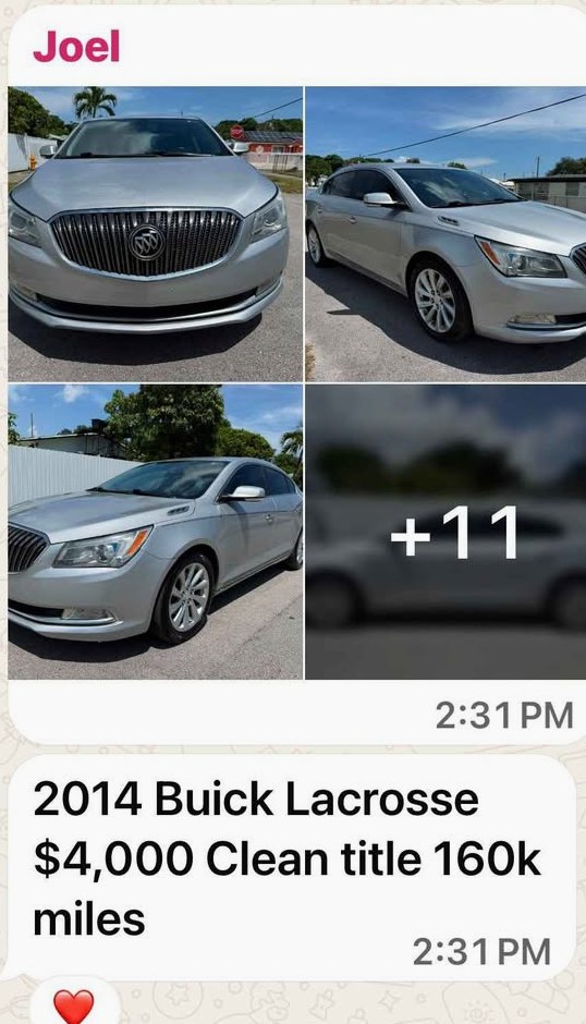 2014 Buick Lacrosse Leather Sedan