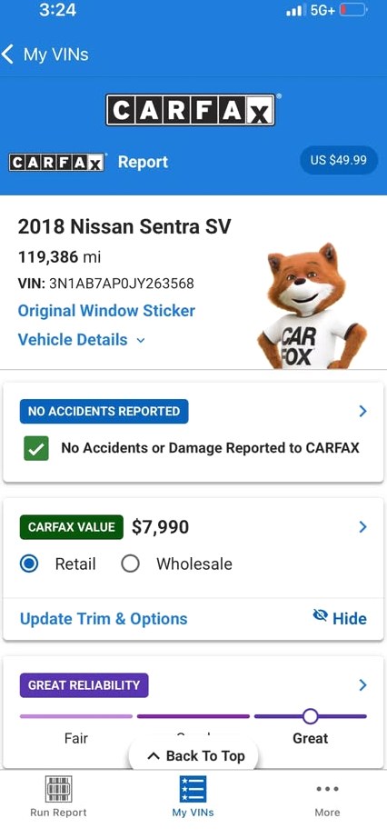 2018 Nissan Sentra