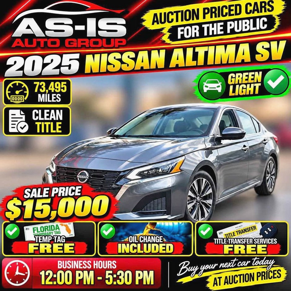 2025 Nissan Altima 2.5 SV