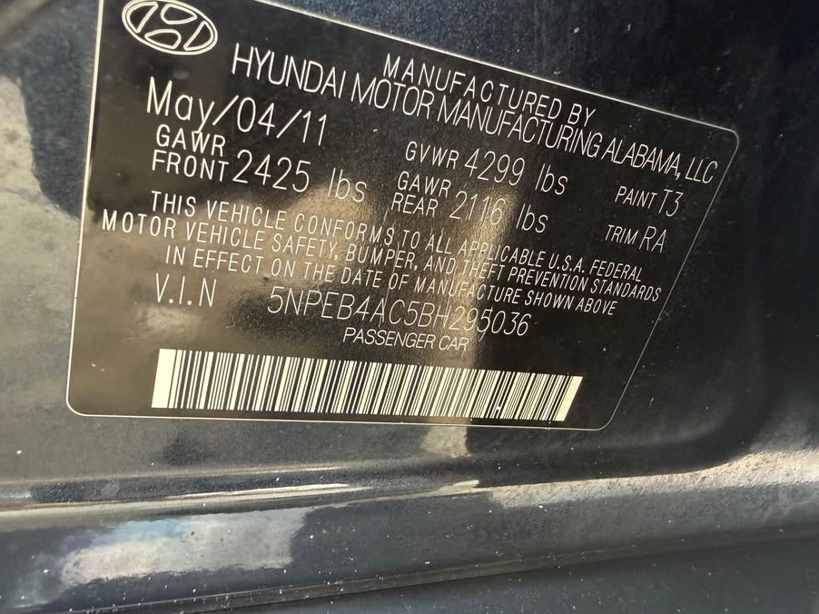 2011 Hyundai Sonata